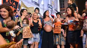 Brazilian demo against new laws further restricting abortion and women's rights