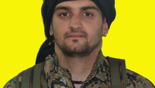 Compañero Samuel de Galicia Matado entre otros defendiendo Afrin de los Fascistas